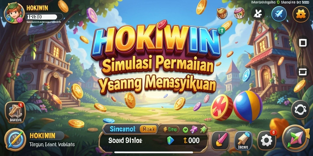 Tampilan menarik dari gameplay HOKIWIN dalam simulasi penuh aksi.