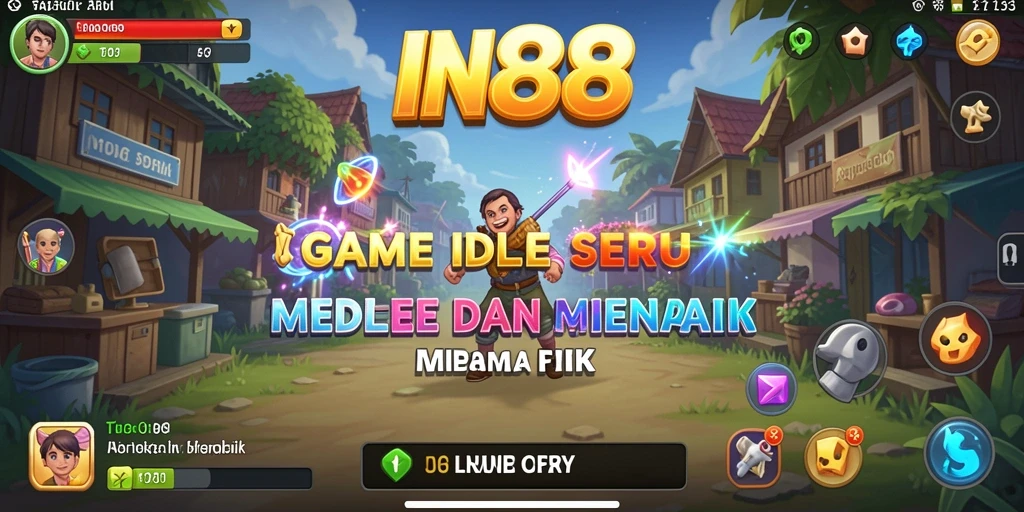 Tampilan gameplay IN88 yang menarik dalam suasana Idle.