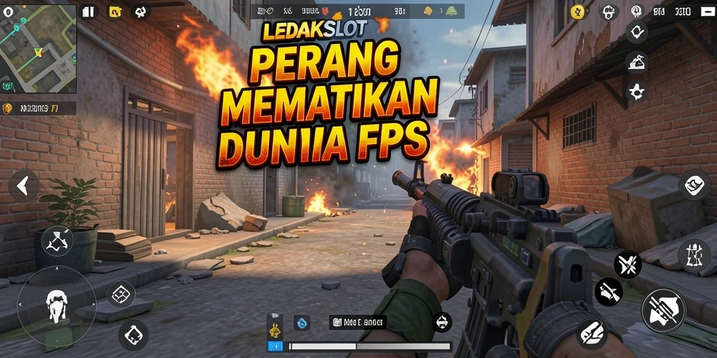 Screenshot LEDAKSLOT menampilkan aksi memukau dalam laga FPS.
