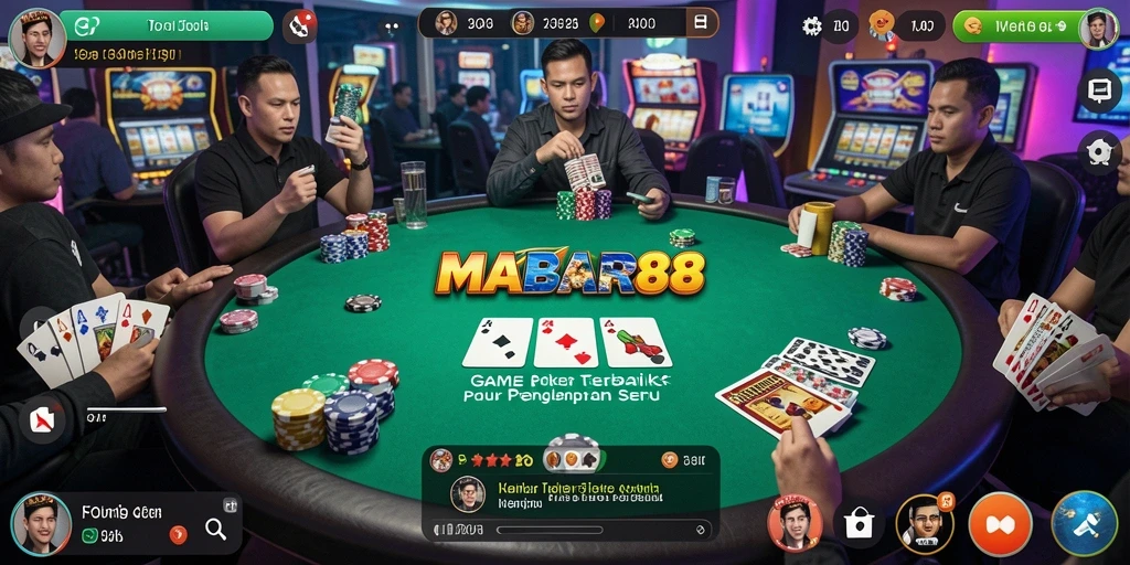 Gameplay seru di MABAR88 dengan banyak pemain dan turnamen.