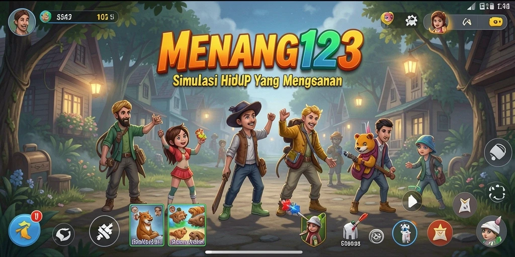 Gameplay MENANG123 yang mengasyikkan dalam simulasi kehidupan.