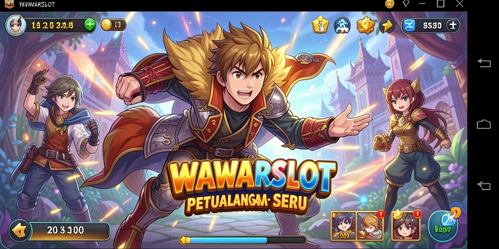Tampilan screenshot WAWARSLOT dengan karakter Anime beraksi.