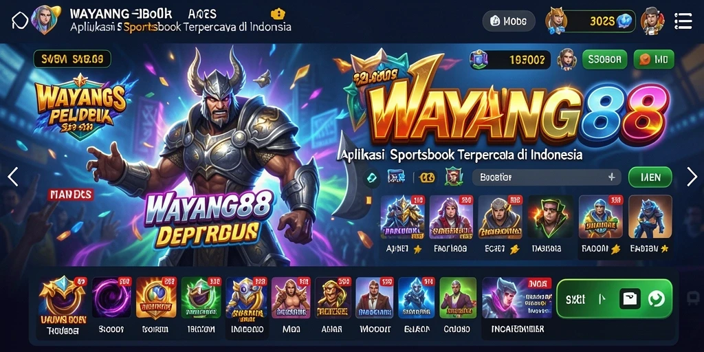 Tampilan gameplay menarik dari aplikasi Sportsbook WAYANG88.